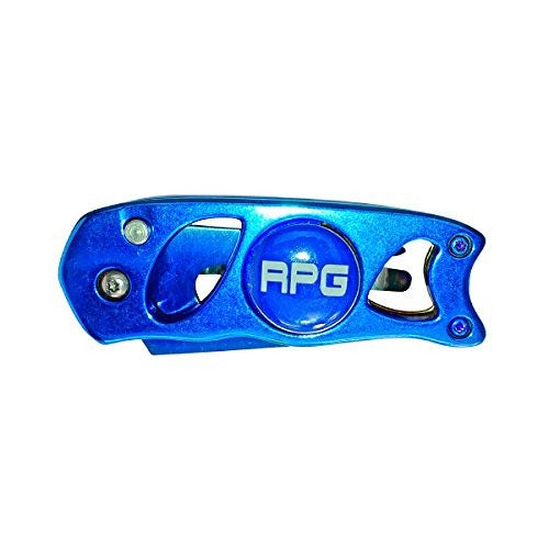 RPG Heavy Duty Stainless Steel Divot Tool- (Switchblade-Anodized-Blue) - RED PLANET GOLF