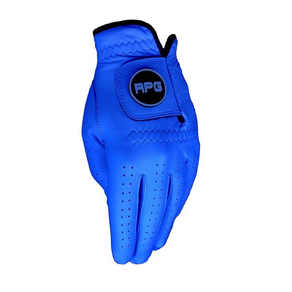 RPG 100% CABRETTA LEATHER COLOR GOLF GLOVE (MENS-BLUE) - RED PLANET GOLF