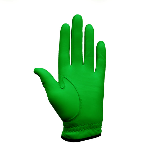 RPG 100% CABRETTA LEATHER COLOR GOLF GLOVE (MENS-GREEN) - RED PLANET GOLF