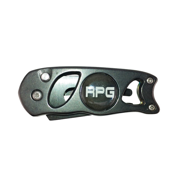 RPG Heavy Duty Stainless Steel Divot Tool-2 Pack (Gunmetal and Gold) - RED PLANET GOLF