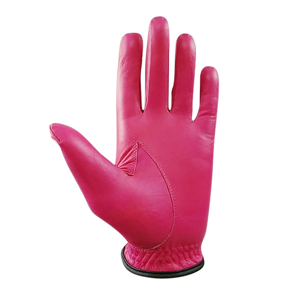 RPG 100% CABRETTA LEATHER COLOR GOLF GLOVE (WOMENS-LEFT HAND-PINK) - RED PLANET GOLF