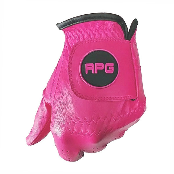 RPG 100% CABRETTA LEATHER COLOR GOLF GLOVE (WOMENS-LEFT HAND-PINK) - RED PLANET GOLF