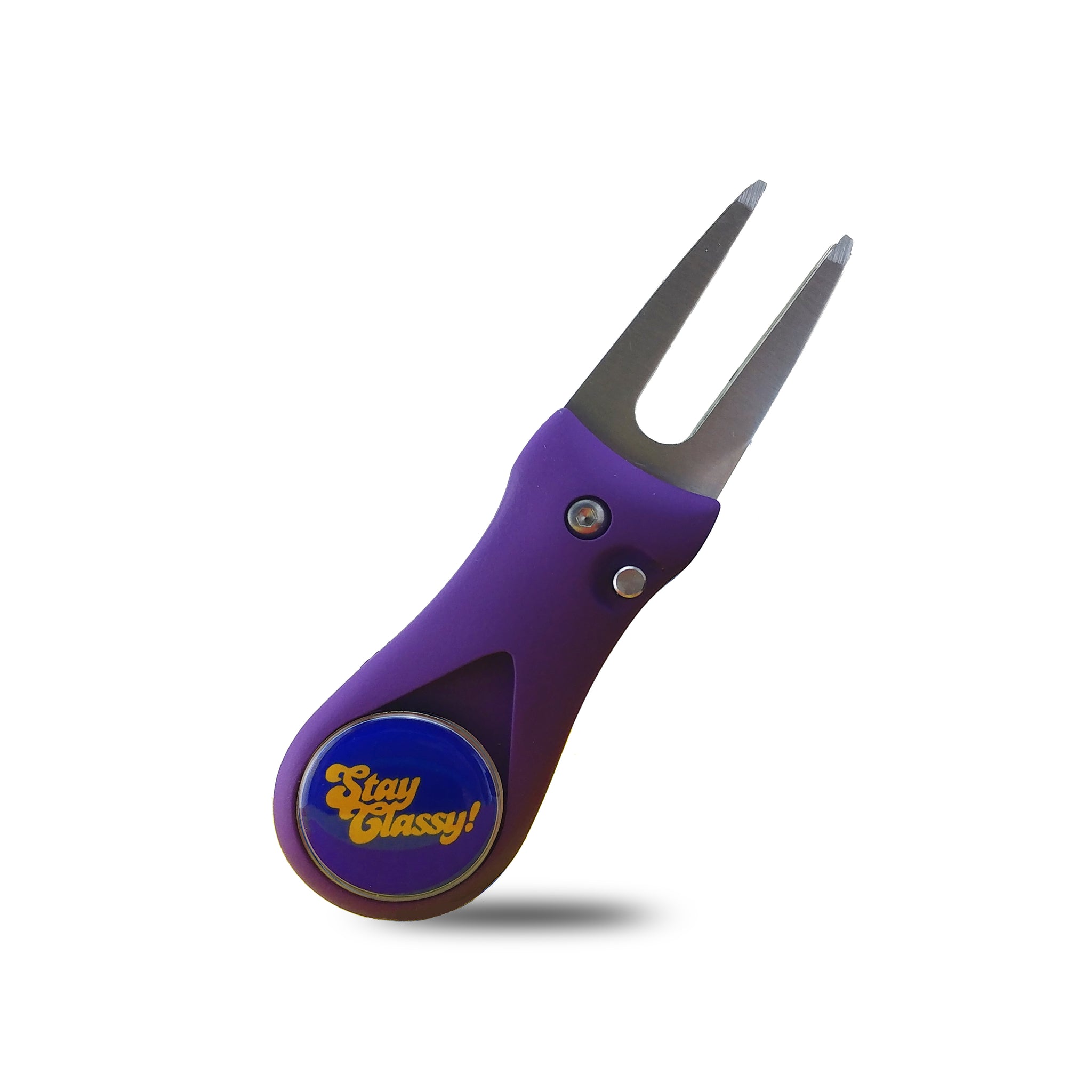 RPG Featherlite Switchblade Divot Tool (PURPLE-STAY CLASSY) - RED PLANET GOLF